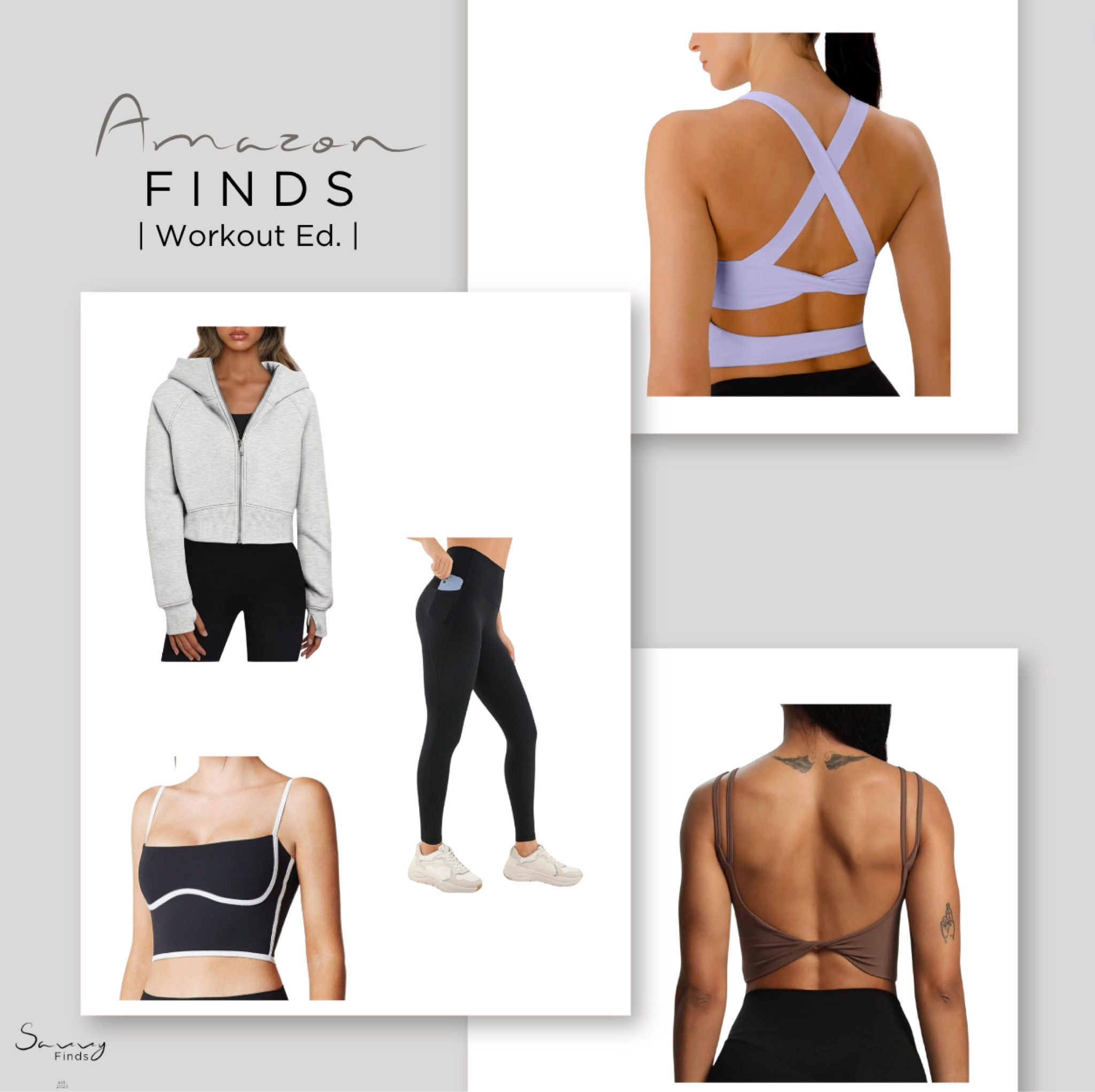 My Favorite Amazon Workout Finds and Lululemon/Alo Dupes

#LTKfindsunder50 #LTKfitness #LTKworkwear