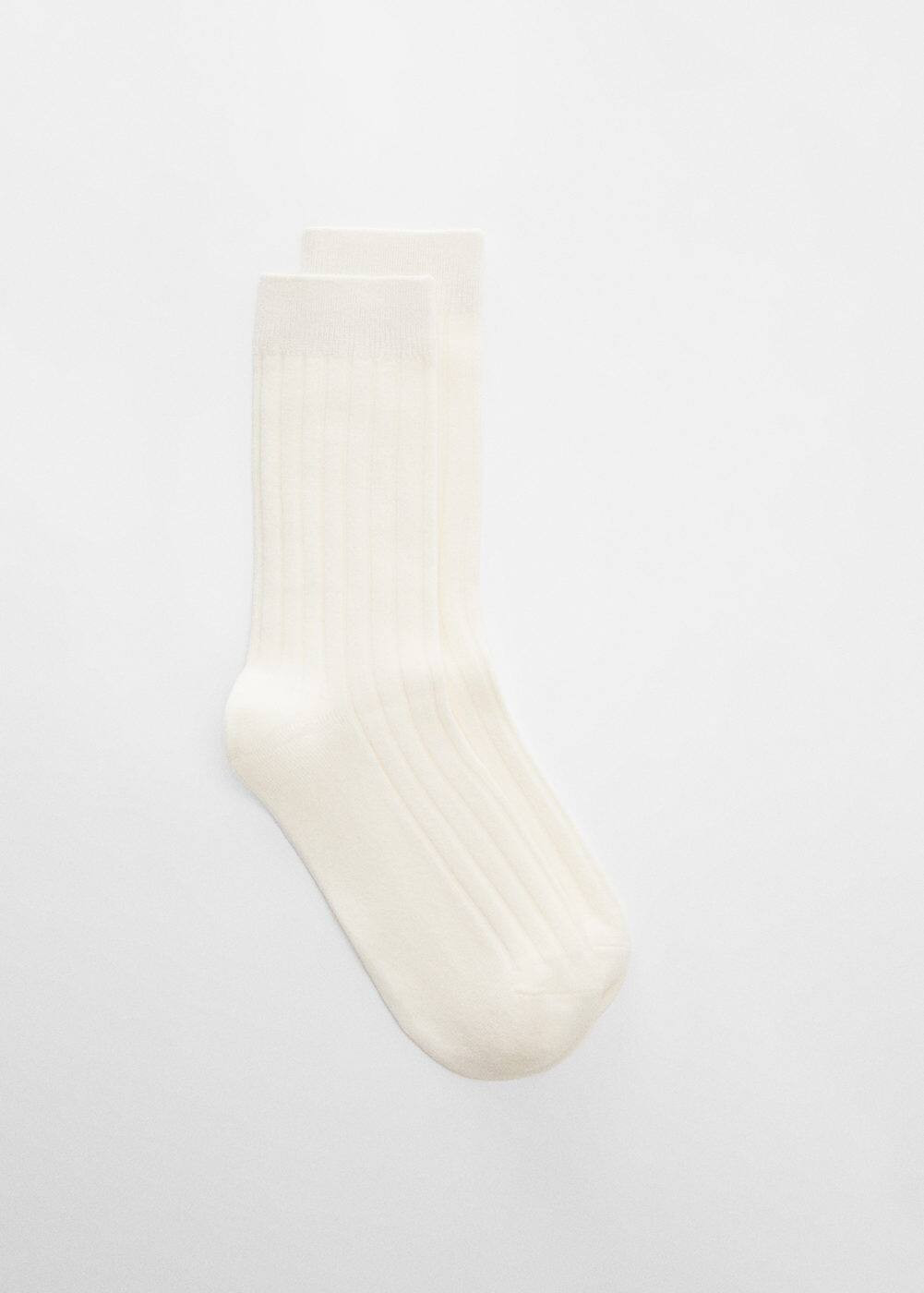 Ribbed socks -  Women | Mango United Kingdom | MANGO (UK)