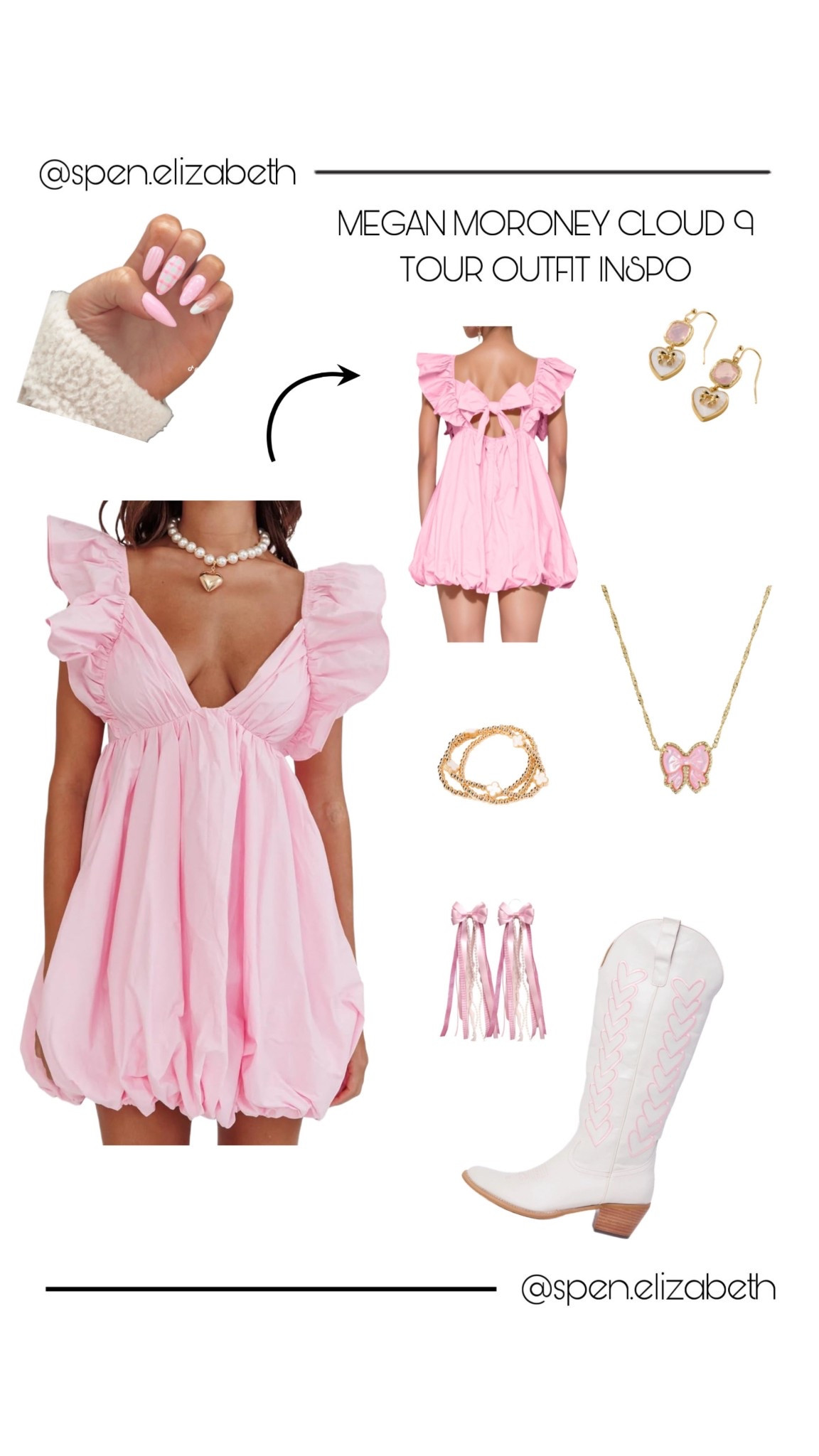 megan moroney cloud 9 tour concert outfit inspo!! 
earrings-francesca’s 