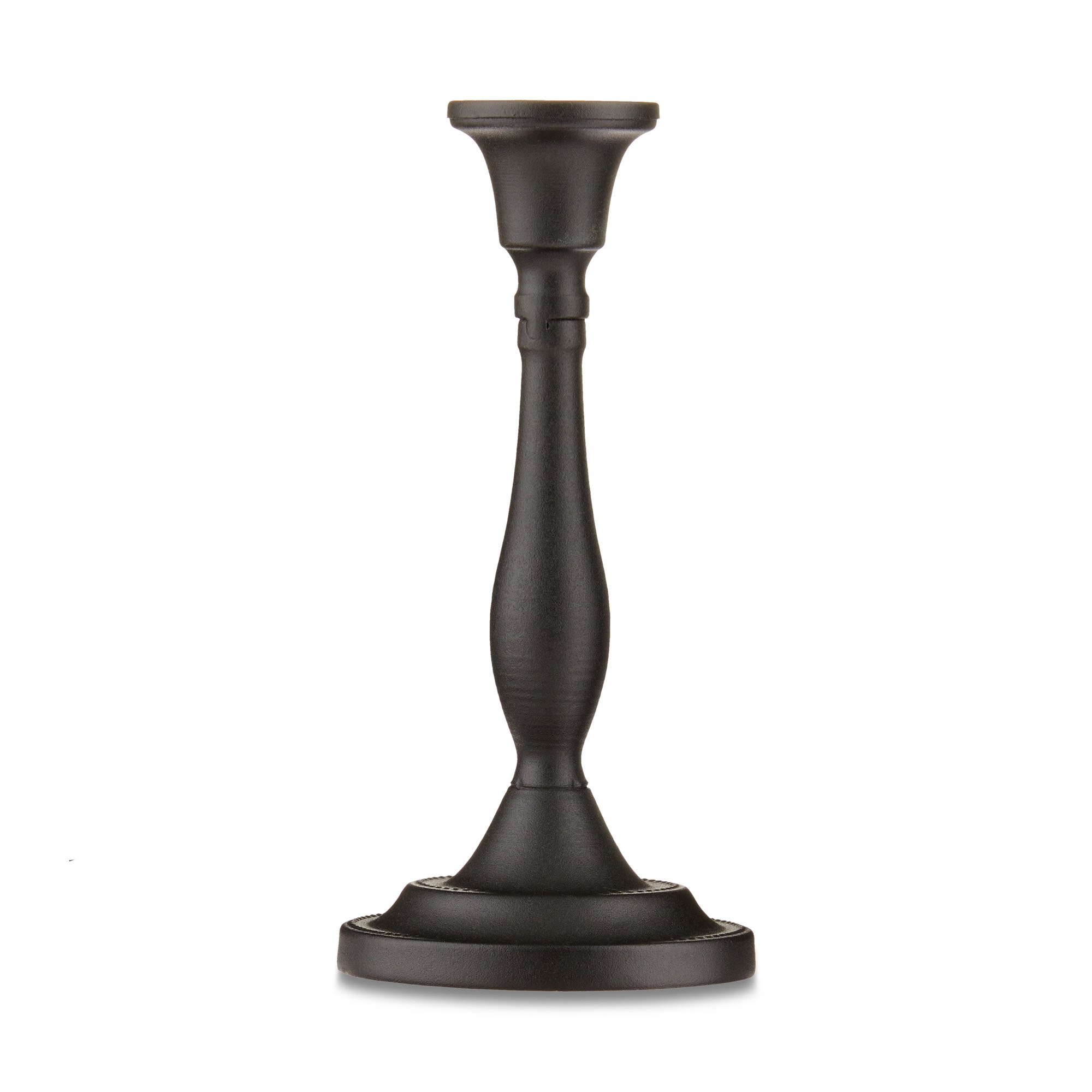 Halloween Black Iron Candle Stick Tabletop Display, 8.5" x 4" x 4", Way to Celebrate | Walmart (US)