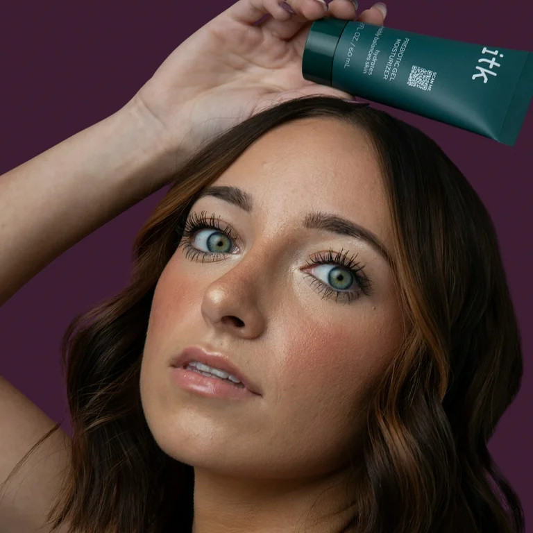 ITK Prebiotic Gel Moisturizer with Niacinamide + Squalane for Acne-Prone, Oily Skin, 2 oz | Walmart (US)