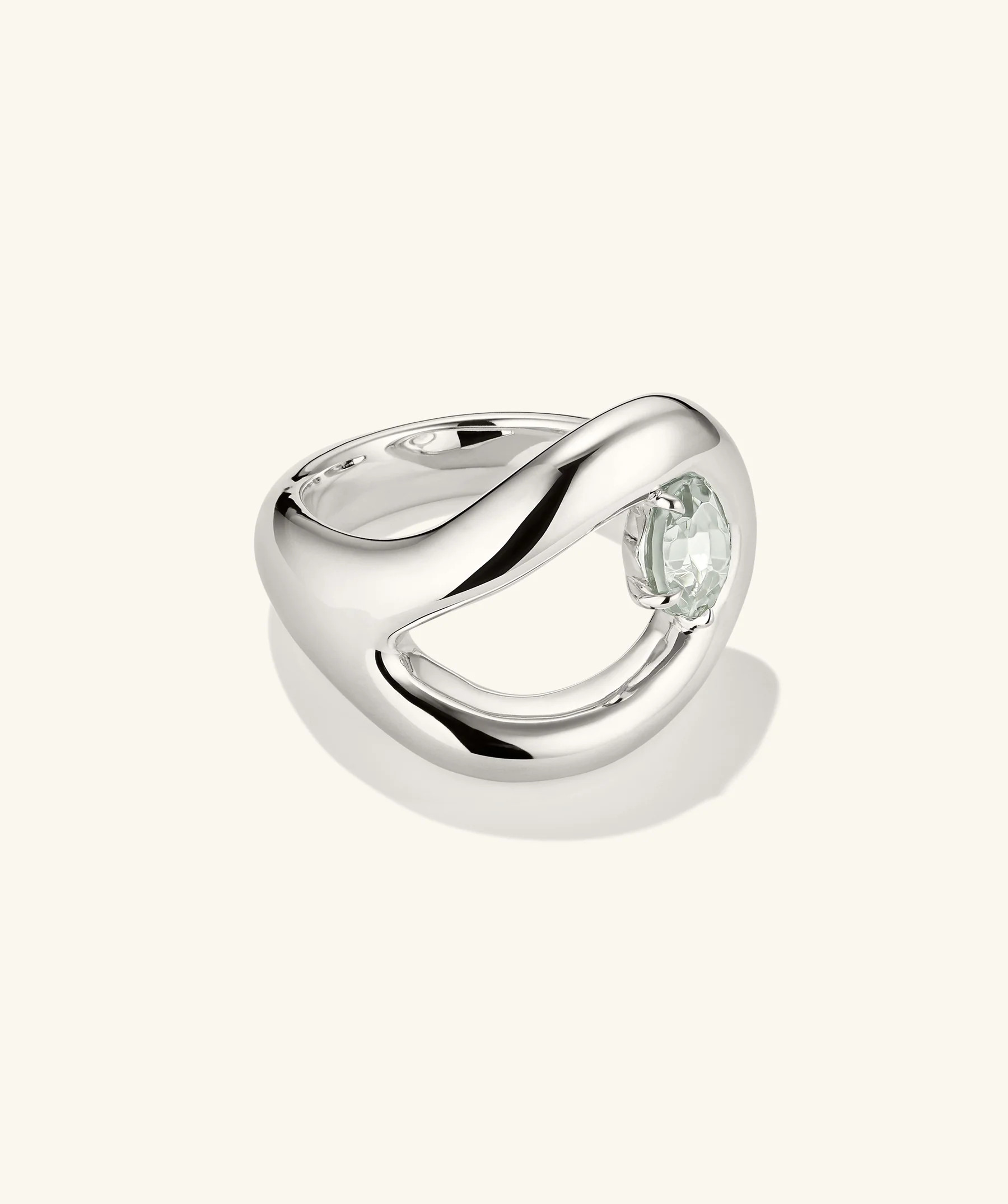 Organic Dôme Curve Gemstone Ring | Mejuri Fine Crew
