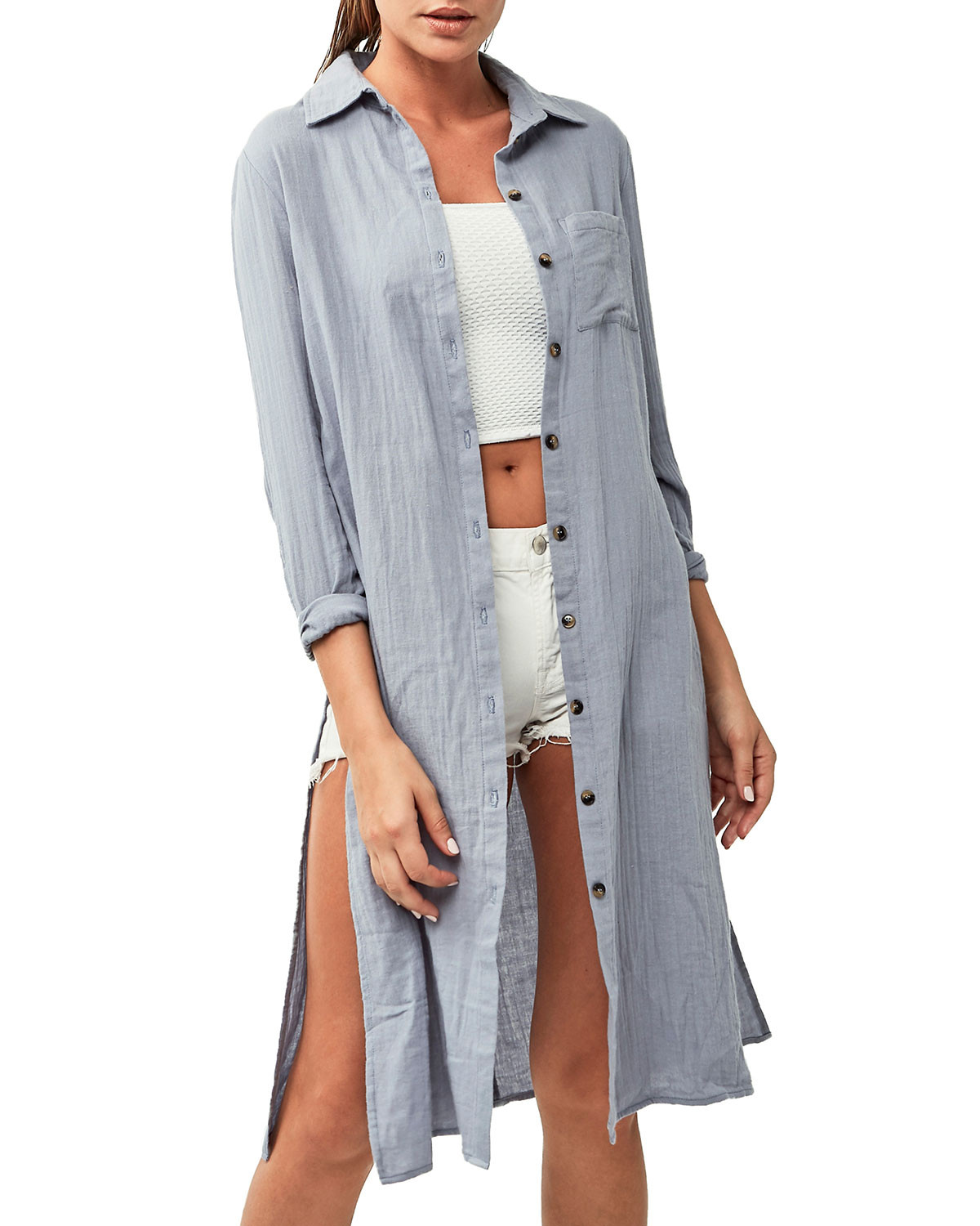 Brennan Duster Shirt | Neiman Marcus