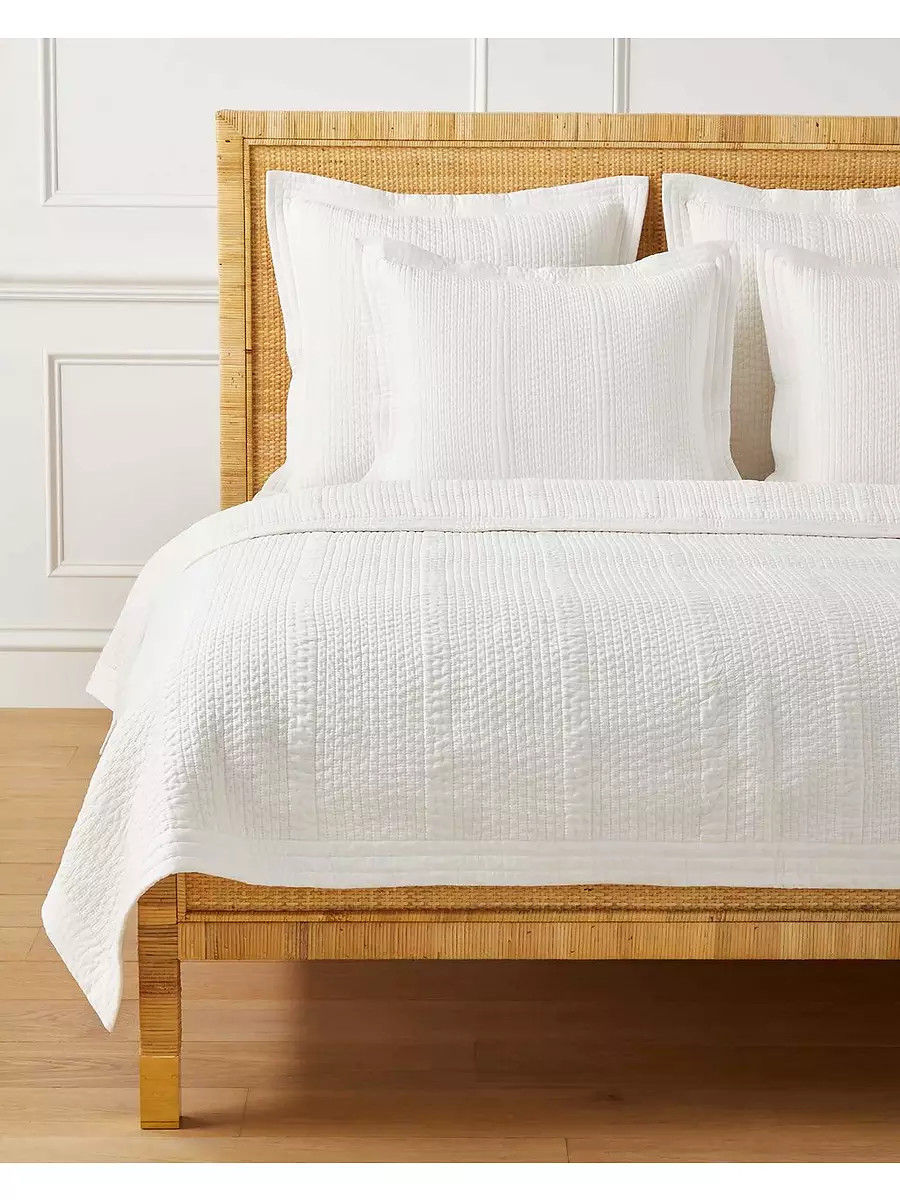 Cortina Cotton Silk Quilt | Serena and Lily