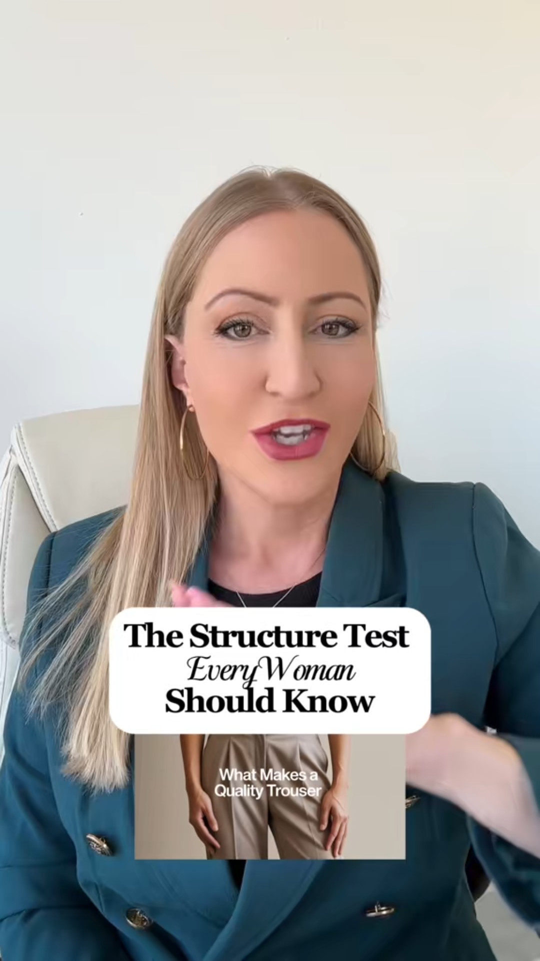 If your trousers aren’t elevating your outfit, start here.
Look for:
• Fabric with weight
• A flat waistband
• Mid-to-high rise
• A straight leg from the hip
These are the structured foundations I recommend for a polished silhouette.

#LTKOver40