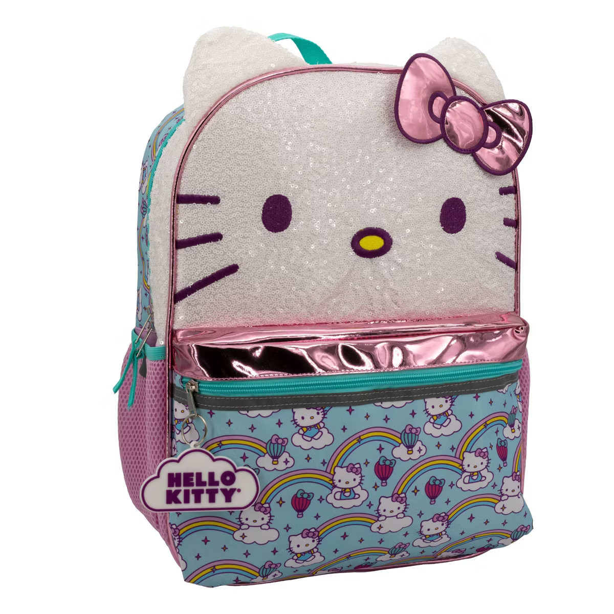 Hello Kitty Kids' 16" Backpack - Rainbow Pink/Blue | Target