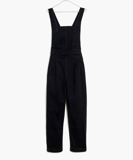 Madewell Clybourn Wash Black Novelty Tapered-Leg Overalls - Women | Zulily