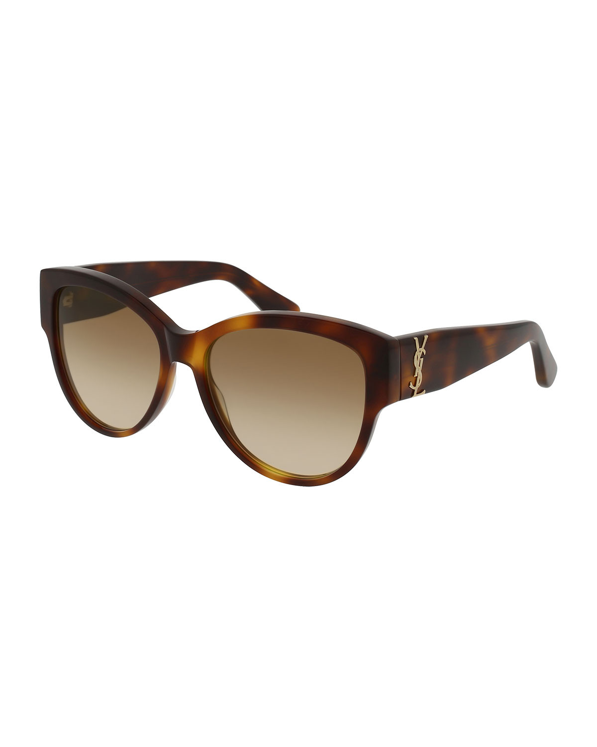 Gradient Cat-Eye Sunglasses, Brown Havana | Neiman Marcus