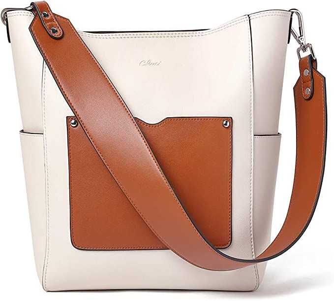 CLUCI Purses and Handbags for Women Vegan Leather Designer Tote Large Hobo Shoulder Bucket Cross-... | Amazon (US)