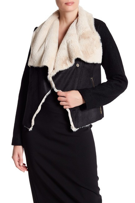 Betsey Johnson | Corset Back Faux Shearling Lined Jacket | Nordstrom Rack | Nordstrom Rack