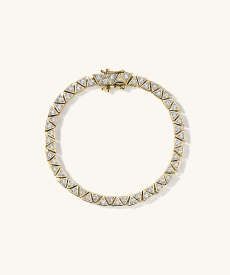 Pyra Diamond Tennis Bracelet | Mejuri (Global)
