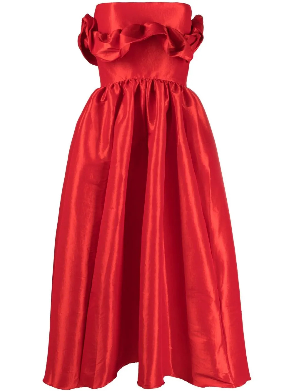 robe mi-longue Lynn à volants | Farfetch Global