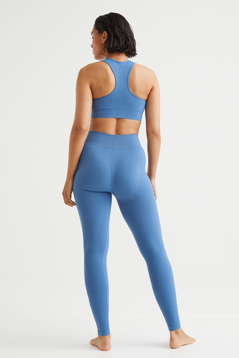 DryMove™ Seamless Sports tights | H&M (UK, MY, IN, SG, PH, TW, HK)