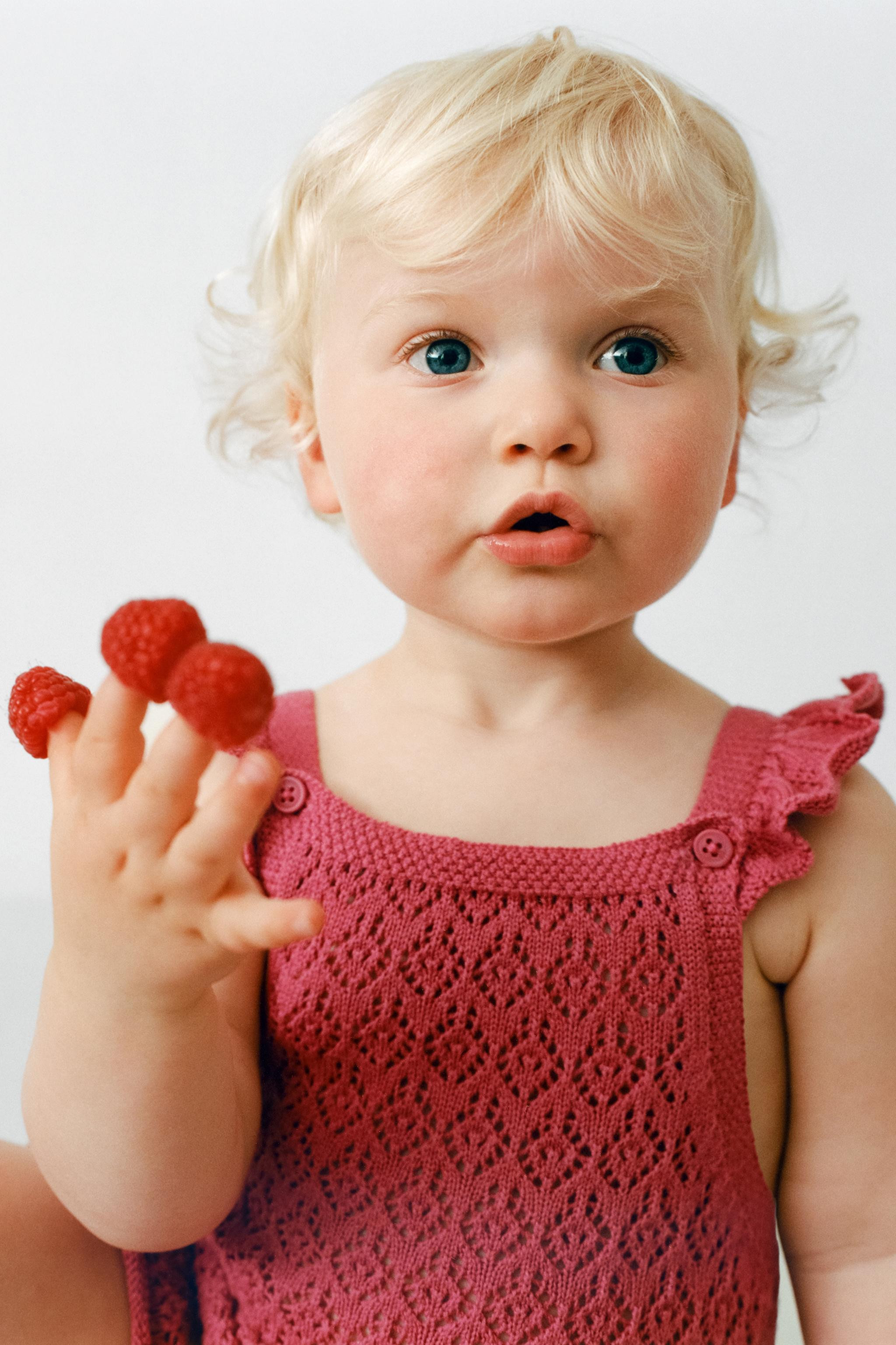 KNIT LACE OVERALL SHORTS | Zara US