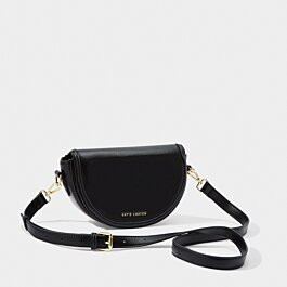 Cleo Mini Saddle Bag in Black | Katie Loxton Ltd. (UK)
