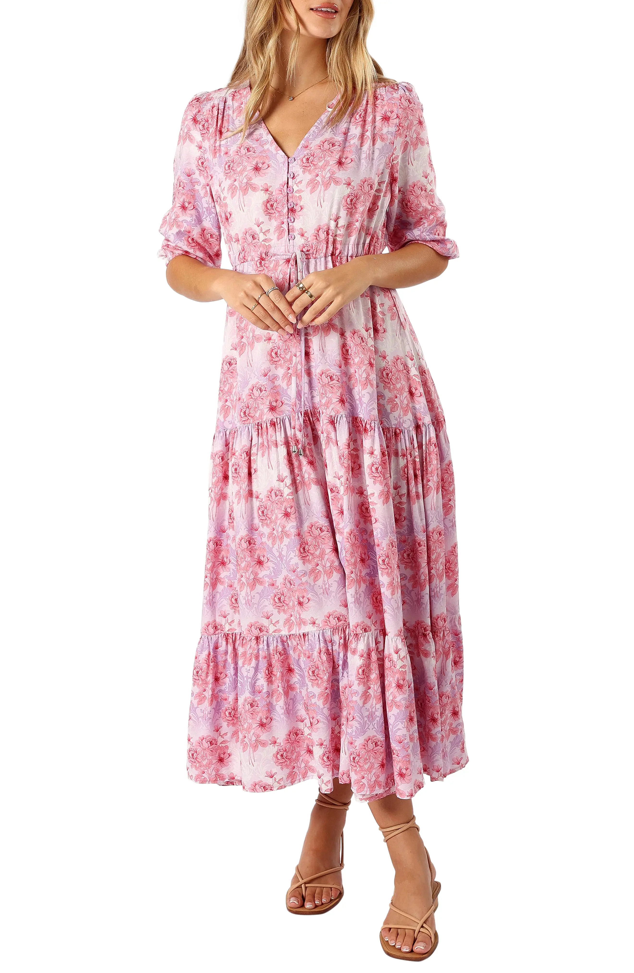Kelda Floral Tiered Maxi Dress (Women) | Nordstrom | Nordstrom