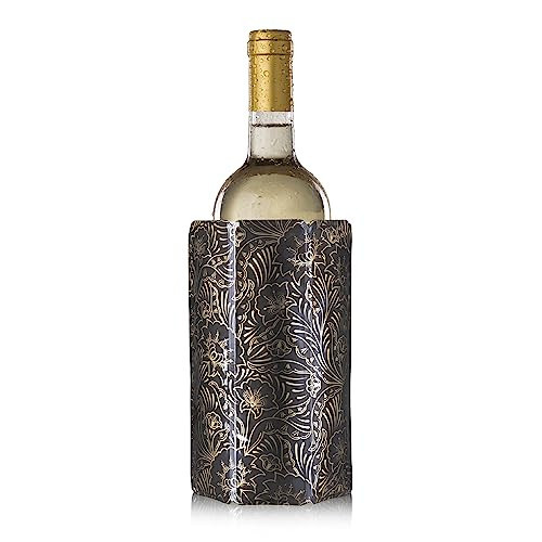 Vacu Vin Active Cooler Wine Chiller - Reusable, Flexible Wine Bottle Cooler - Royal Gold - Wine Cooler Sleeve For Standard Size Bottles - Insulated Wine Bottle Chiller to Keep Wine Cold | Amazon (US)