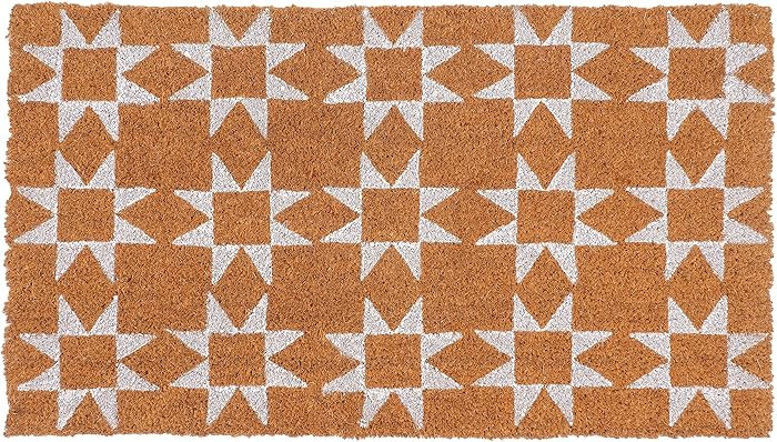KAF Home Coir Doormat with Heavy-Duty, Weather Resistant, Non-Slip PVC Backing | 17 by 30 Inches,... | Amazon (US)