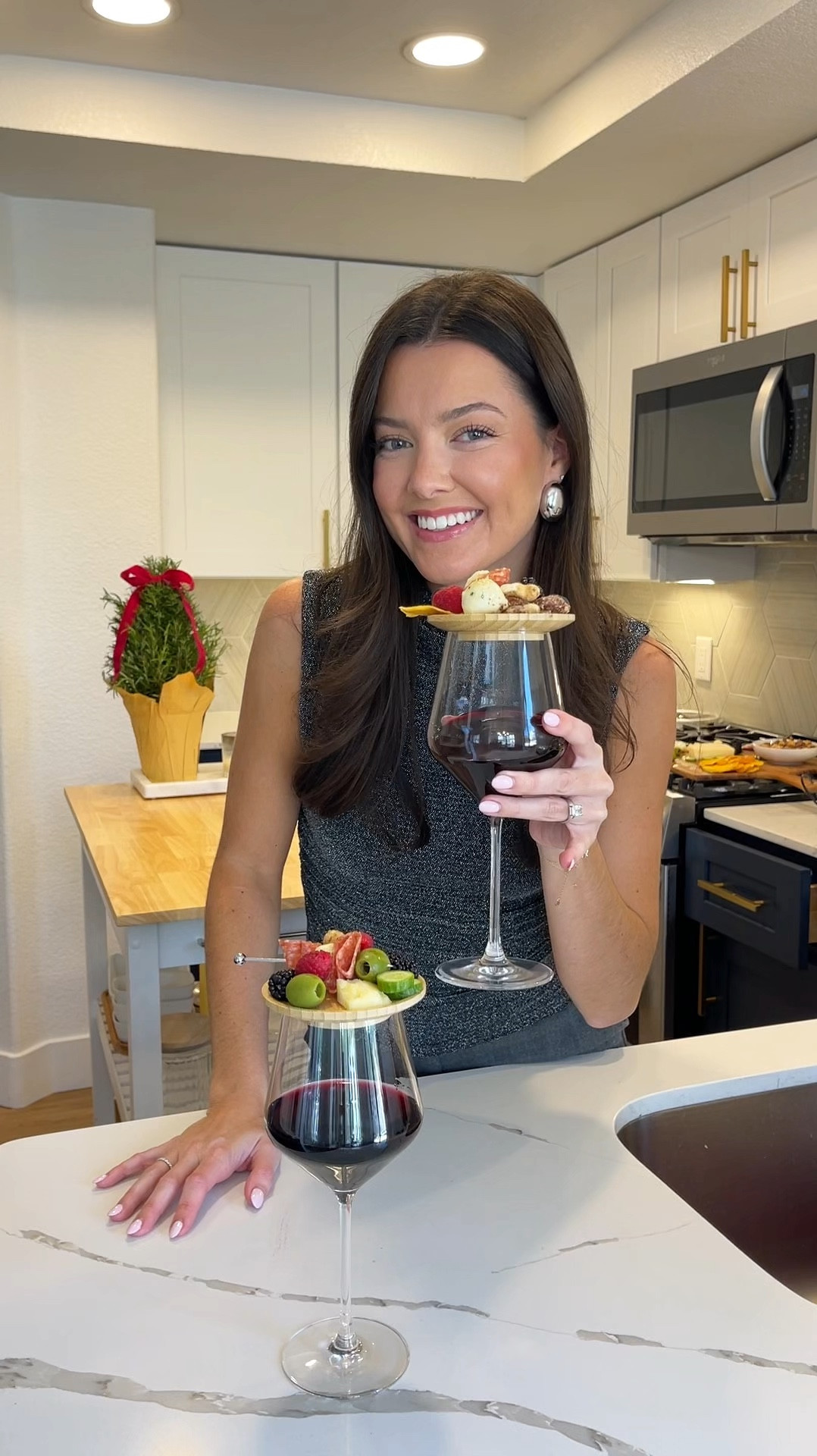 My new favorite hosting tip! Prep these mini charcuterie wine glass toppers before your guests arrive so they have something to snack on when the get to your party! You could get so creative with the toppings: desserts, chips & dips, or let your guests build their own! Perfect for your holiday parties too, find them on Amazon! 

Amazon finds, holiday party, hosting tips, wine glass, holiday party, appetizers

#LTKParties #LTKHoliday #LTKSeasonal