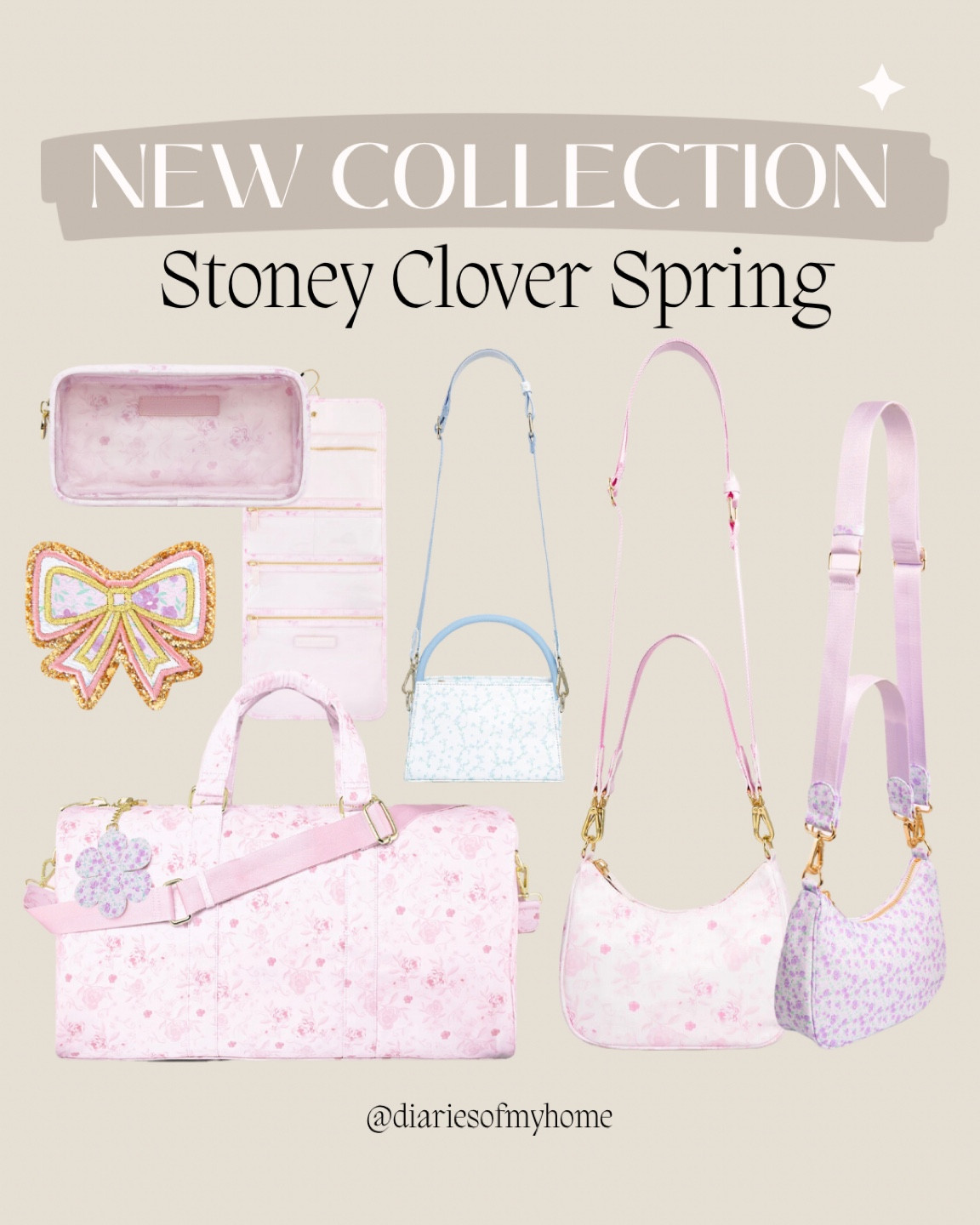New Stoney Clover Spring Collection #spring

#florals #pretty #crossbody #springbag #purse #travelbag #weekenderbag #floral #flowers #pastel #disney #disneyvacation #disneyvibes #disneyworld #pasteldisney #pastelclothing #handbags #purse #giftideas #giftforher #patches 

#LTKFind #LTKSeasonal #LTKtravel