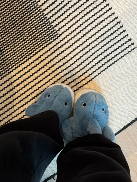 Comfy shark slippers (they are a bit small to size so I recommend sizing up!) 