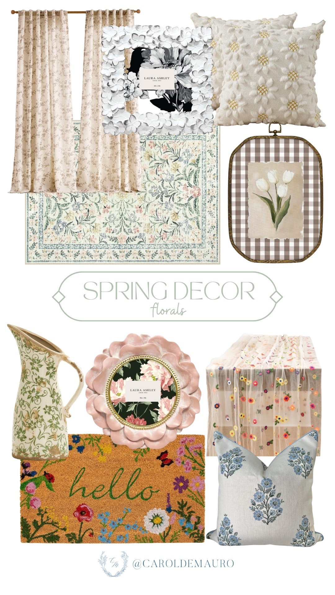 Brighten up your home for the season with these fresh floral finds that bring all the airy, springtime vibes indoors. From dainty botanical prints to textured daisy pillows, it’s the easiest way to give your space a cheerful and blooming refresh.

amazon home, home styling, dreamy interiors, spring decor, coastal grandmother, cottage core aesthetic, wall frames, home makeover

#LTKHome #LTKU #LTKSeasonal