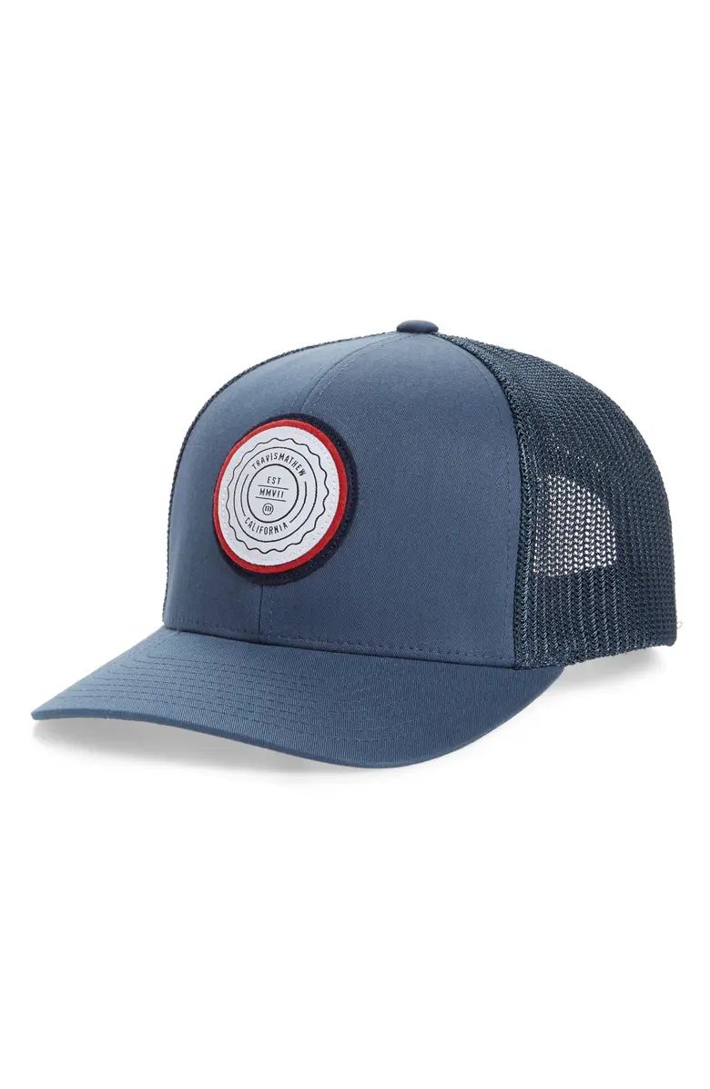 A bold brand patch stamps a classic trucker hat designed for versatile appeal. | Nordstrom