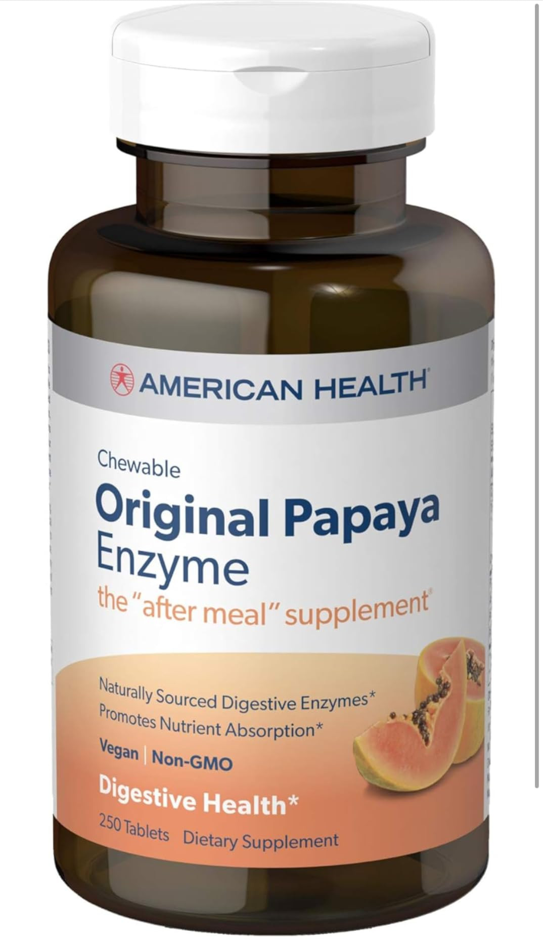 American Health Chewable Original Papaya Enzyme 250 Chwbls | Amazon (US)