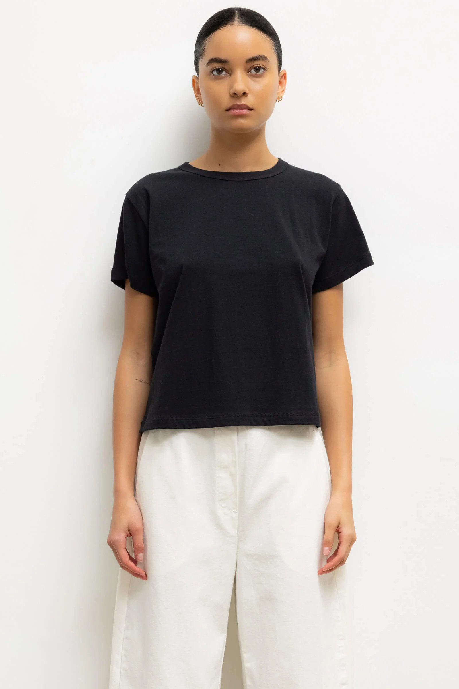 LESET The Margo in Black in Cotton | LESET