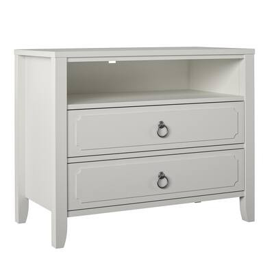 The Novogratz Her Majesty 2 Drawer Nightstand | Bed Bath & Beyond