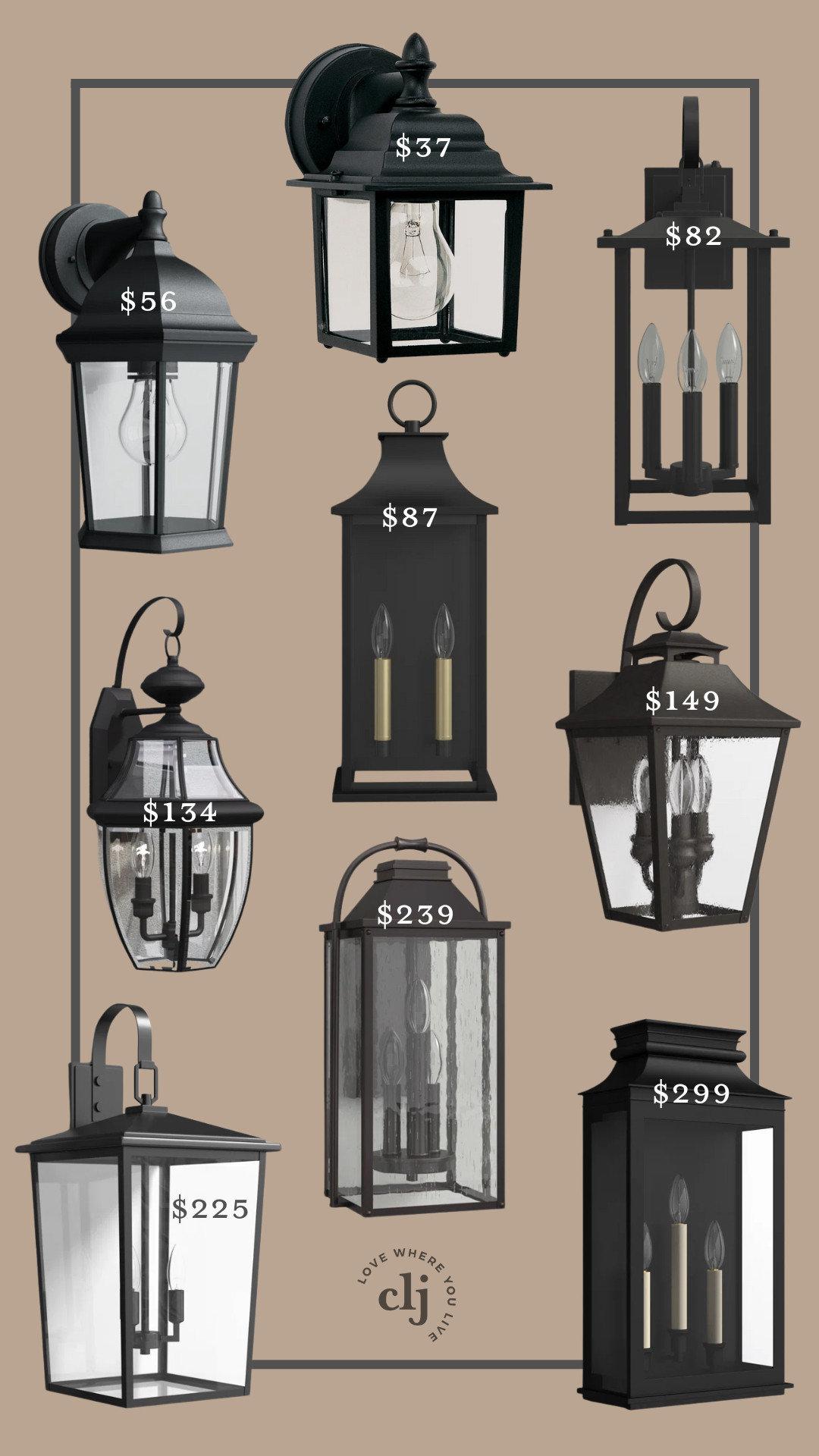 Outdoor Lantern Sconces For Every Budget - all from Wayfair and on sale for Way Day! 

 #LTKHome #LTKSaleAlert #LTKFindsUnder100