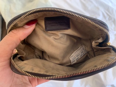 Authentic Bottega Veneta Medium handle bag black leather and brown pouch set   | eBay | eBay UK