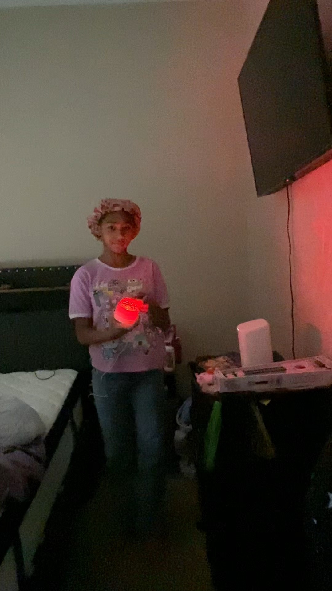 I love that this projector comes with a remote, so Big Baby Girl doesn’t even have to get out of bed to turn it off. 🌙✨

Now let’s just hope she can keep up with the remote and not lose it. 😂🤞

If you’re looking for a fun night light for your little one’s room, this one is definitely worth checking out! 💜

#MomLife #NightLight #KidsRoom #TikTokShopFinds #HomeFinds

#LTKmomlife