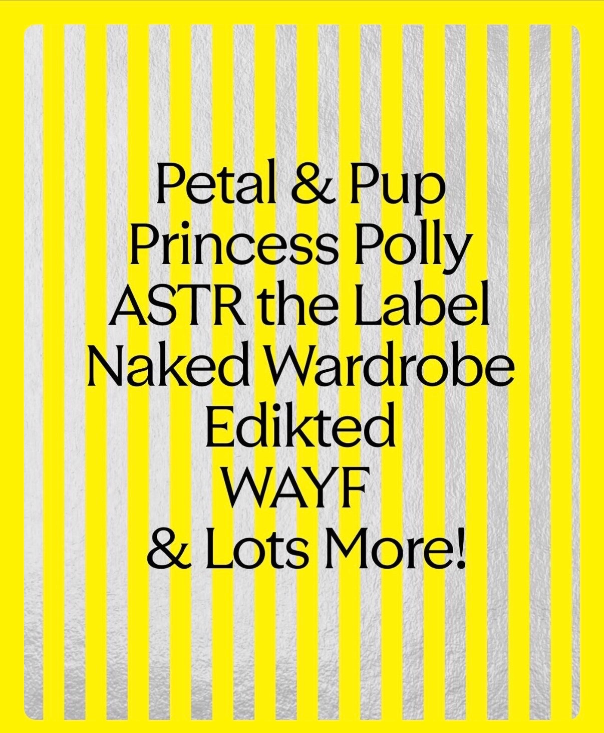 Petal & Pup. 
Princess Polly. 
ASTR the Label. 
Makes Wardrobe. 
Edikted. 
WAYF. 
All on sale. All SO GOOD! 💛


The Nordstrom Anniversary Sar is here and these picks are ones you don’t want to miss! Tap below to shop 👇🏻🔗 




#nordstrom
#anniversary sale
#yearly sale
#fall fashion inspo
#wedding guest dress summer 
#summer dress
#date night outfit
#dinner date outfit 
#summer outfit inspo
#fall outfit inspo
#mini dress
#maxi dress 
#floral dress
#striped dress 
#bodysuit
#summer top
#fall blouse
#two piece set
#casual style
#weekend outfit 
#fashion over 40
#brunch outfit

#LTKOver40 #LTKSaleAlert #LTKSeasonal