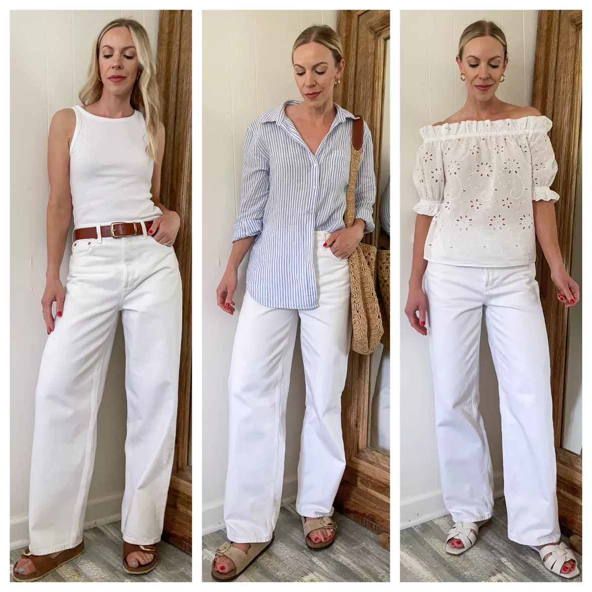 How To Style White Jeans For The Summer