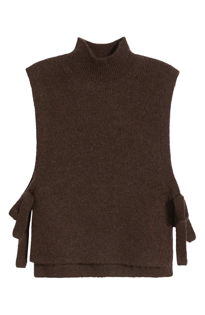 & Other Stories Wool & Mohair Side Tie Bib Vest | Nordstrom | Nordstrom