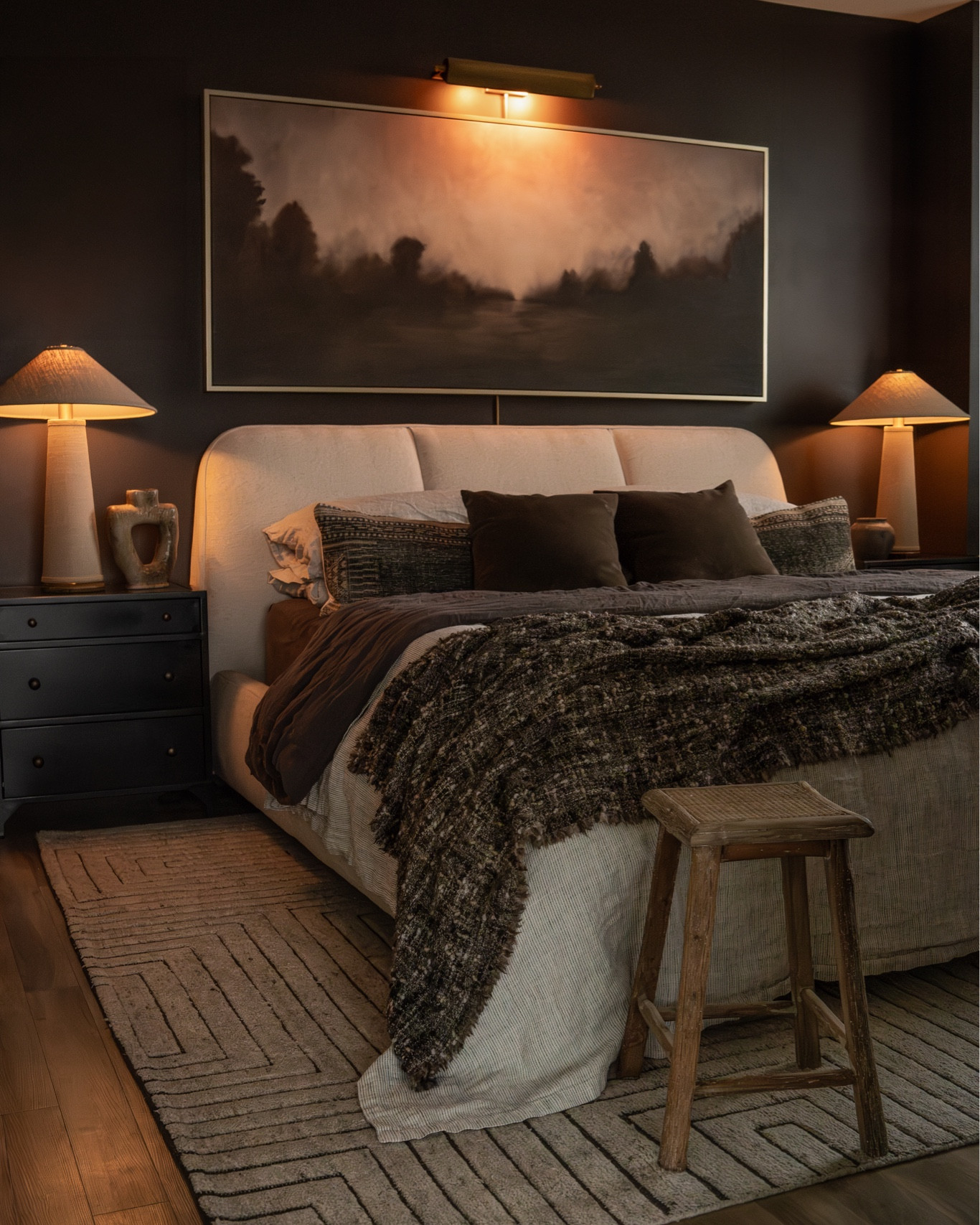 Moody bedroom design for 2024! Loving this interior design trend for the new year. Darker colors in the bedroom make the ultimate cozy home vibe  

#LTKmens #LTKSeasonal #LTKhome