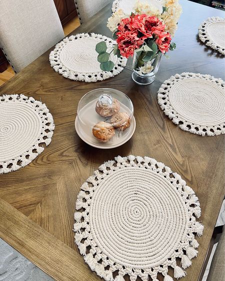 I love these boho place mats that I picked up at @walmart! Will be the perfect addition to my Mother’s Day brunch set up! #mothersday #brunch #tabledecor 

#LTKhome #LTKFind