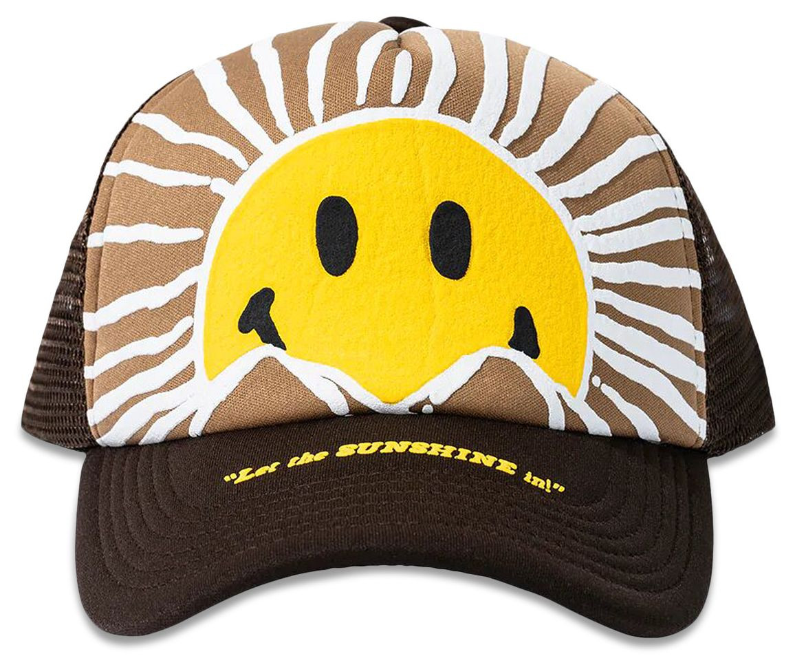 Market Smiley Sunrise Trucker Hat 'Acorn' | GOAT