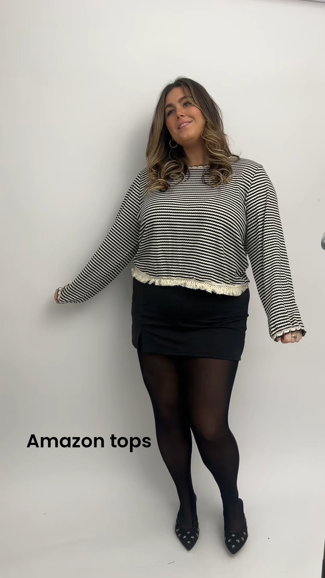 Wearing 4X or biggest size listed in every top. Tights are 3X. (I recommend sizing up 1-2 sizes)  

#LTKSaleAlert #LTKootd #LTKHoliday