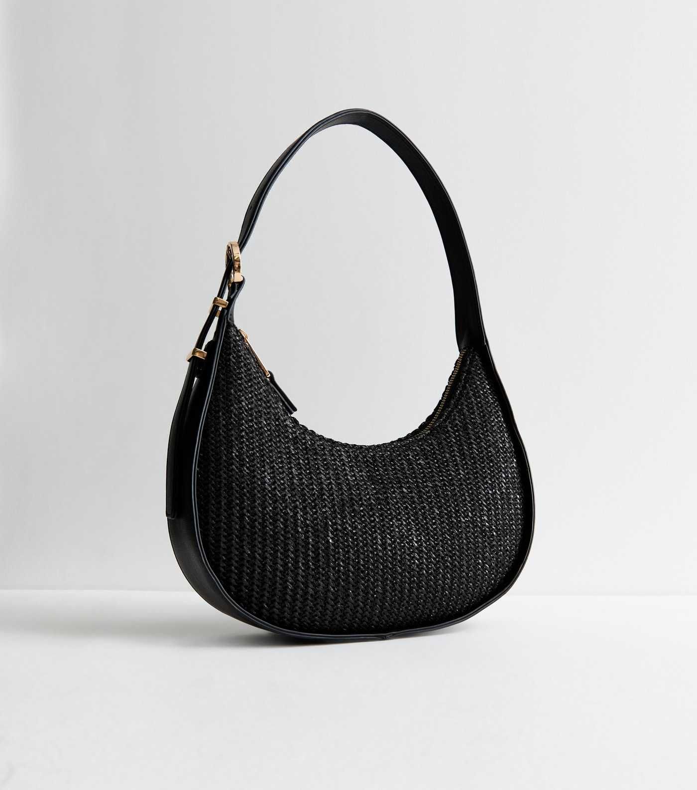 Black Raffia Shoulder Bag
						
						Add to Saved Items
						Remove from Saved Items | New Look (UK)
