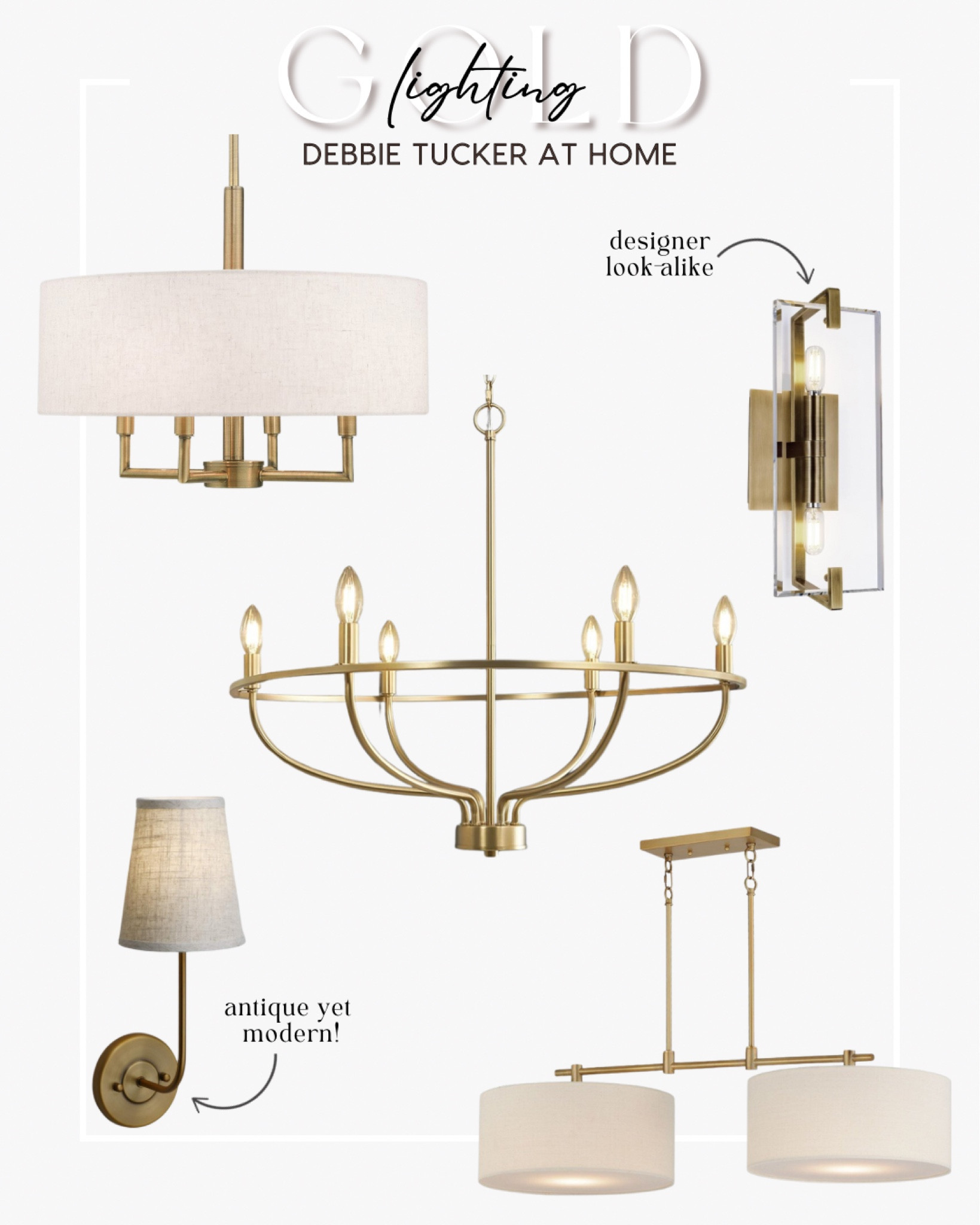 Beautiful and affordable gold lighting for your home from Amazon and Walmart. 

#goldlight #chandelier #pendant, #sconce

#LTKHome