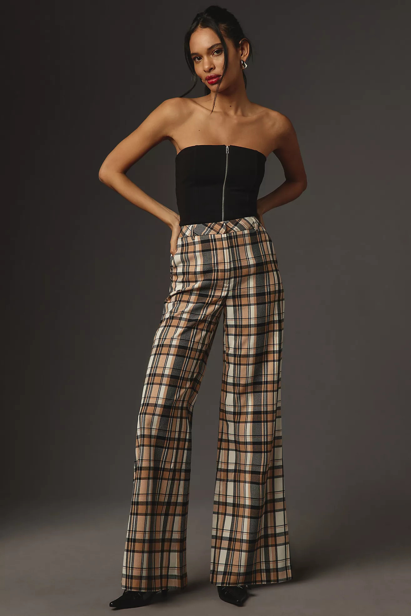 Maeve Flowy Wide-Leg Trousers | Anthropologie (US)