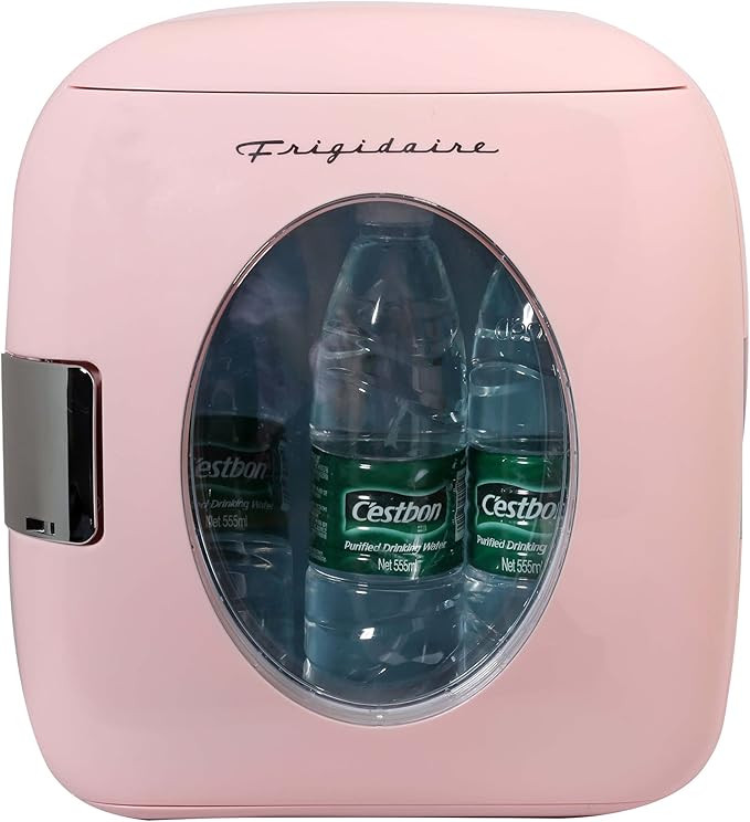 FRIGIDAIRE EFMIS462-PINK 12 Can Retro Mini Portable Personal Fridge/Cooler for Home, Office or Do... | Amazon (US)