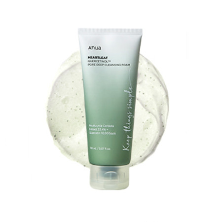 Anua *renewal* Heartleaf Quercetinol Pore Deep Cleansing Foam 150ml | StyleKorean.com | Style Korean