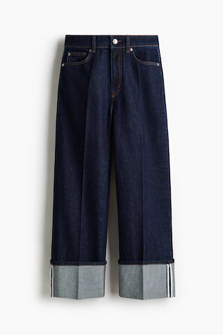 H & M - Wide High Ankle Jeans - Blue | H&M (UK, MY, IN, SG, PH, TW, HK)