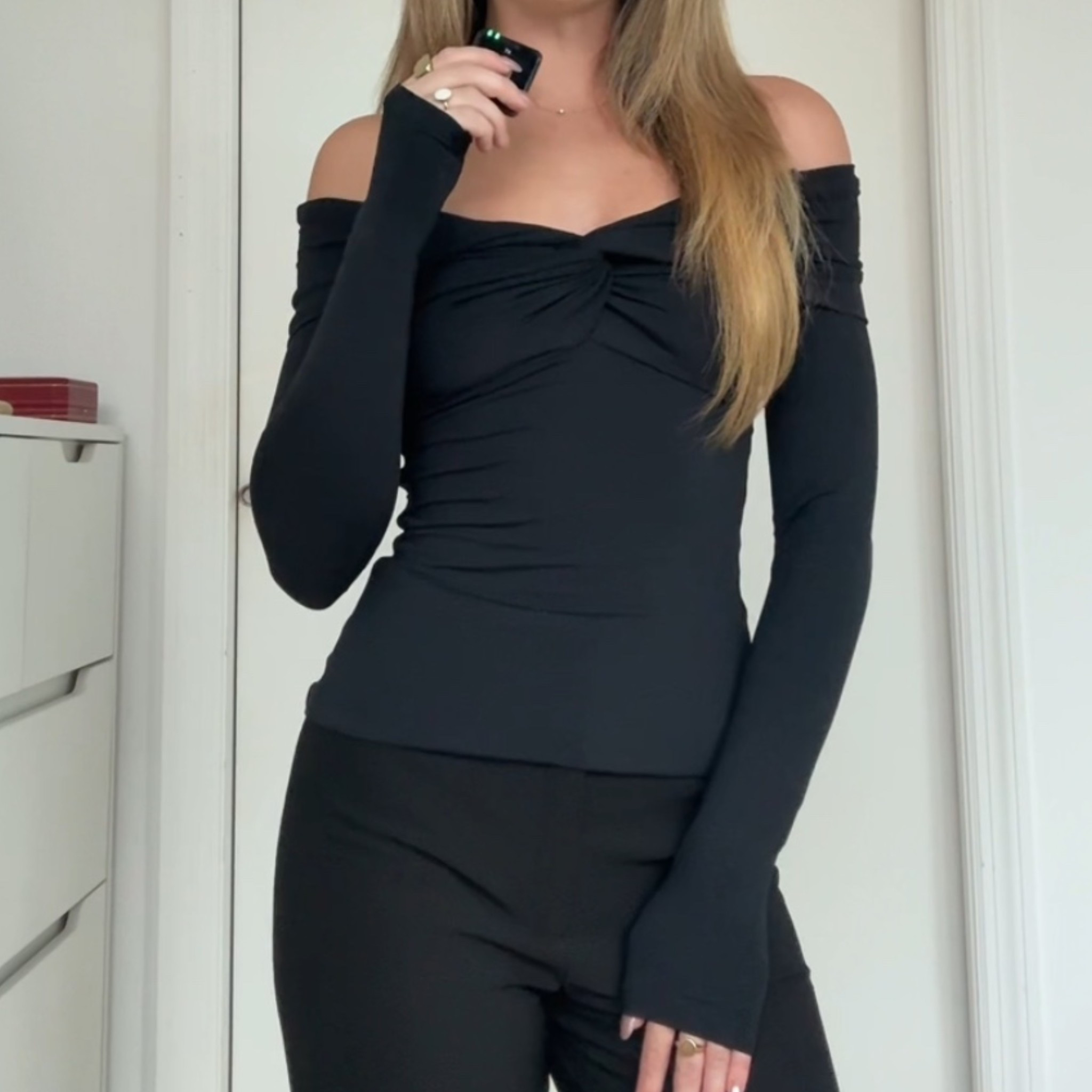 SIMILAR off the shoulder tops