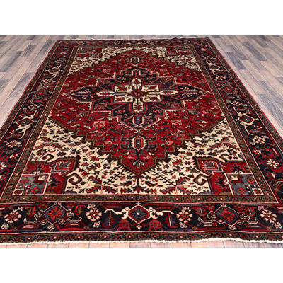 Wiburg One-of-a-Kind 6'8" X 9'5" 1960s Wool Area Rug Red | Wayfair North America