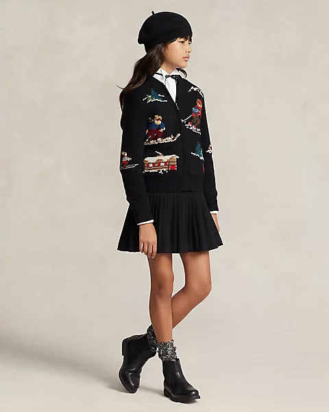 Pleated Flannel Skirt | Ralph Lauren (UK)