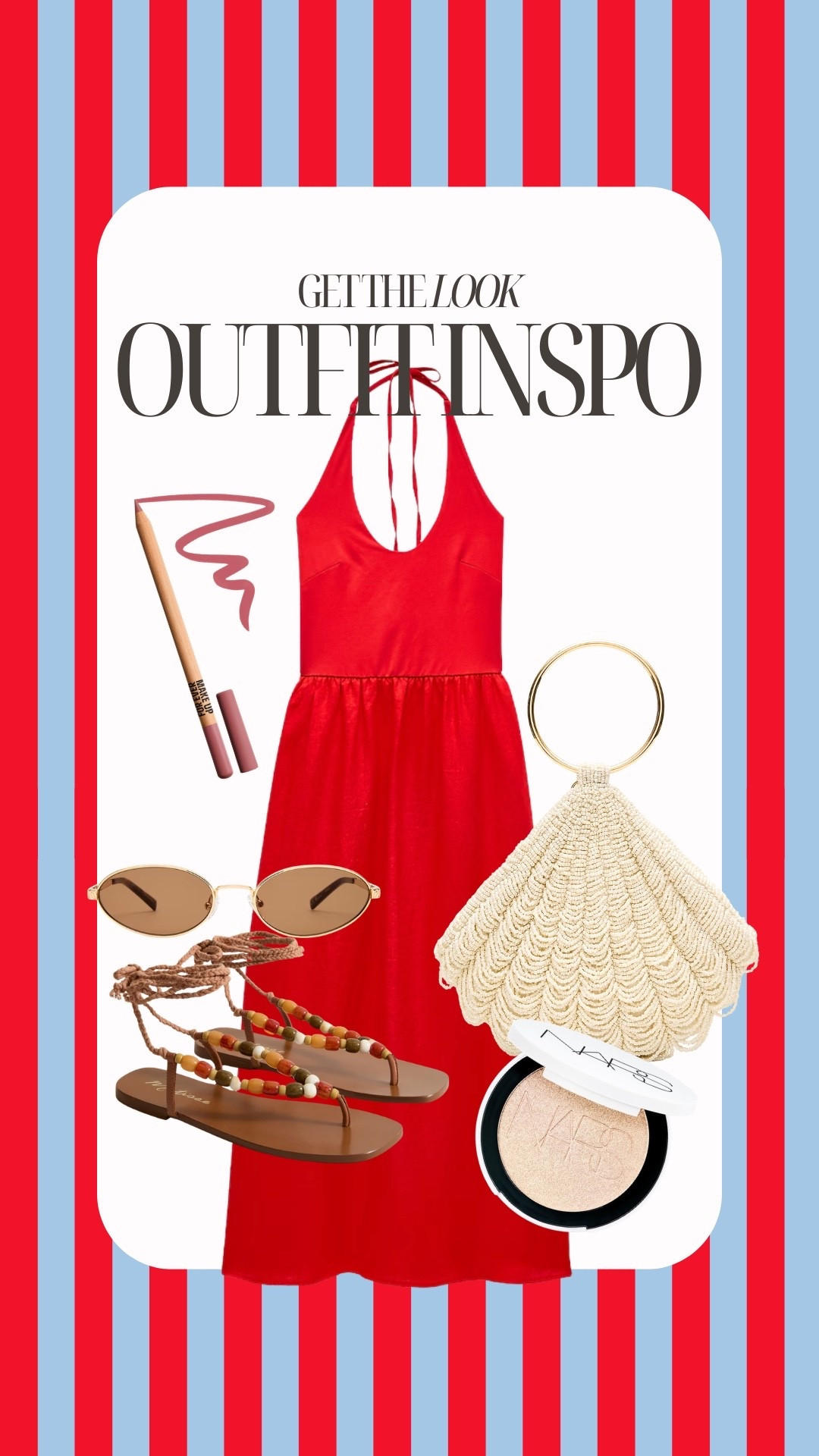Summer red dress outfit inspo

#LTKootd